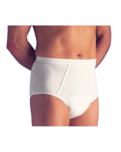 Male Absorbent Briefs Open Fly